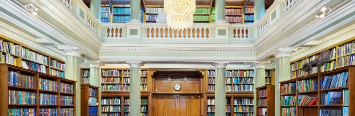 upper library at the geological society